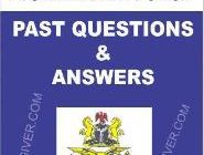 Nigerian Air Force Past Questions and Answers